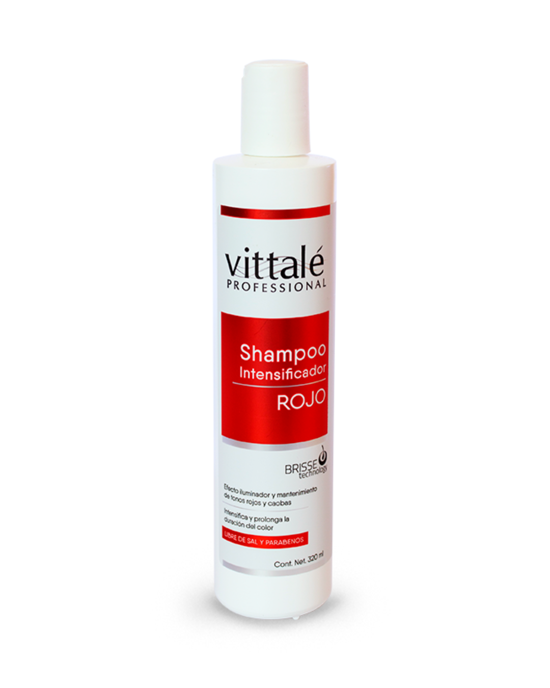 SHAMPOO INTENSIFICADOR ROJO VITTALÉ 320 ML