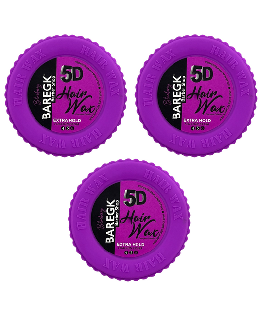 SET DE 3 CERA BAREGK 5D EXTRA HOLD BLUE BERRY 150 ML