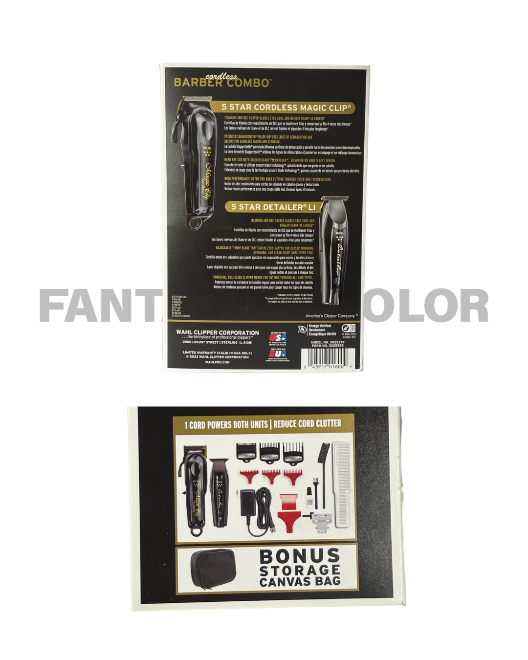 COMBO BARBER CORDLESS WAHL