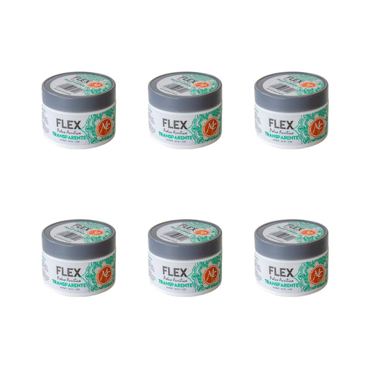 SET DE 6 POLVOS ACRILICOS TRANSPARENTES 1 OZ MC NAILS
