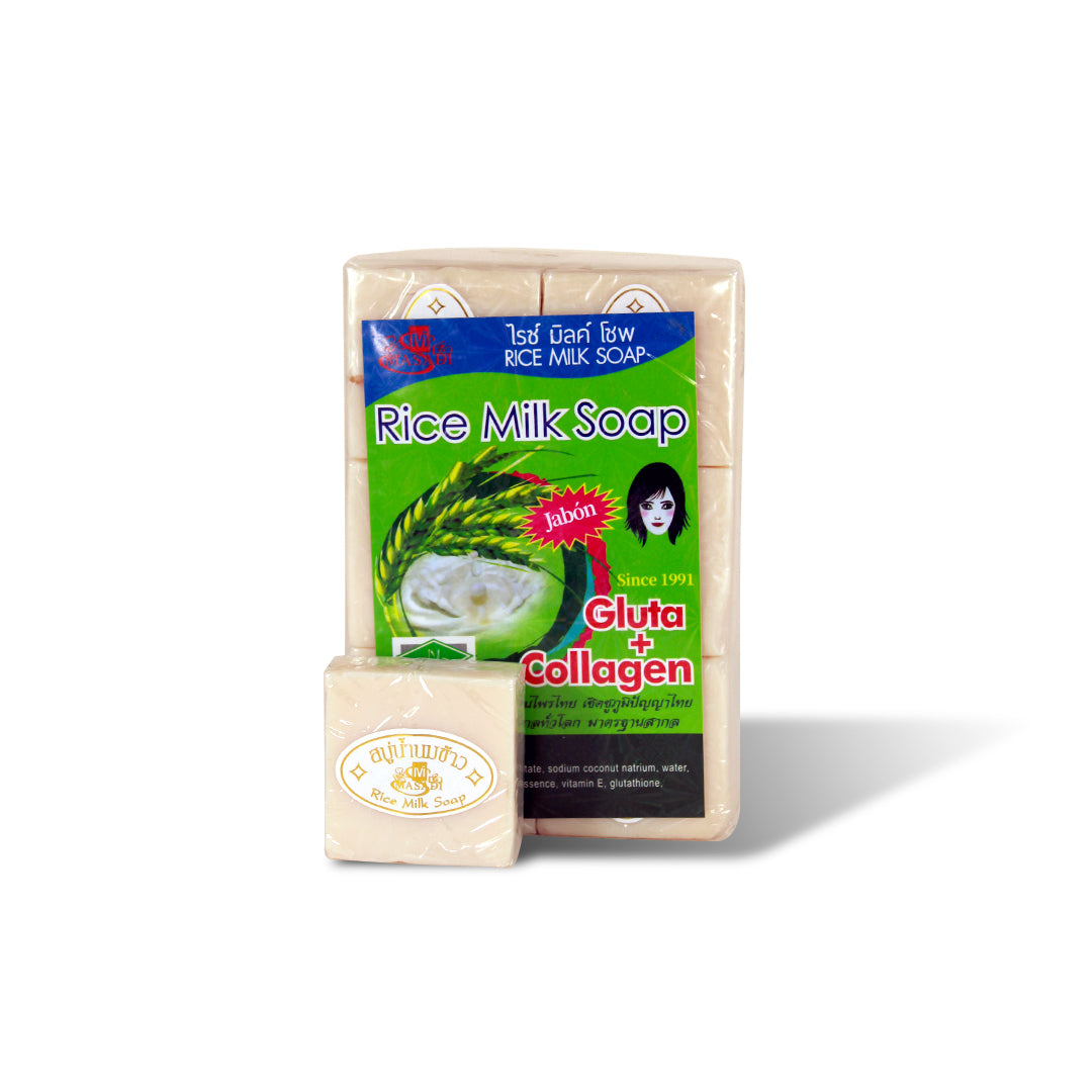 JABON DE ARROZ PARA ROSTRO C/12 PIEZAS