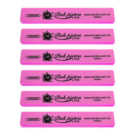 SET DE 6 LIMAS SPONGE MC ROSA