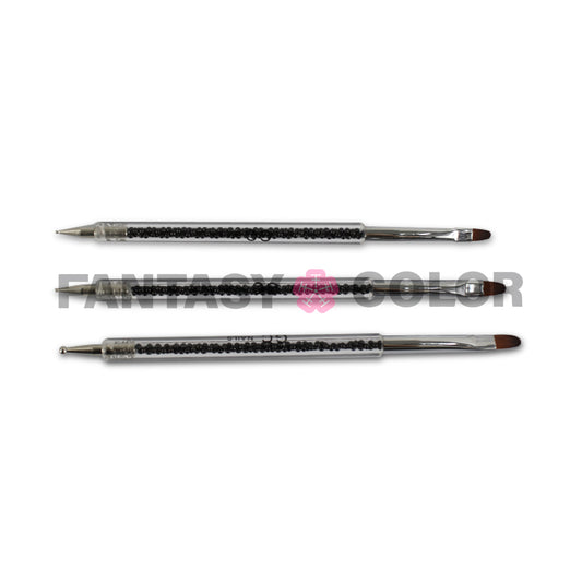 PINCELES PARA MANO ALZADA GC NAILS C/3 PZ