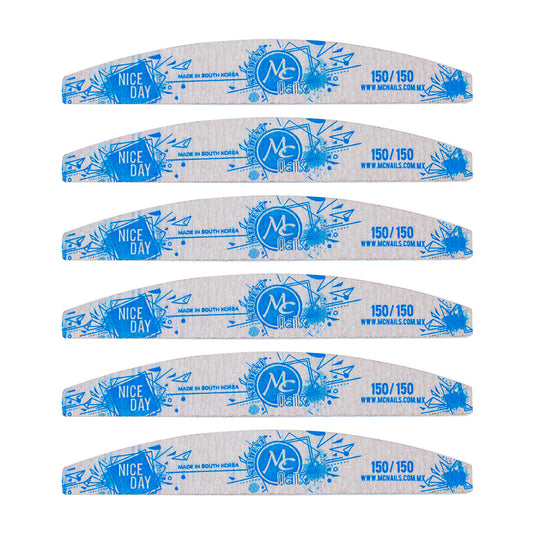 SET DE 6 LIMAS STUDENT 150/150 MC NAILS