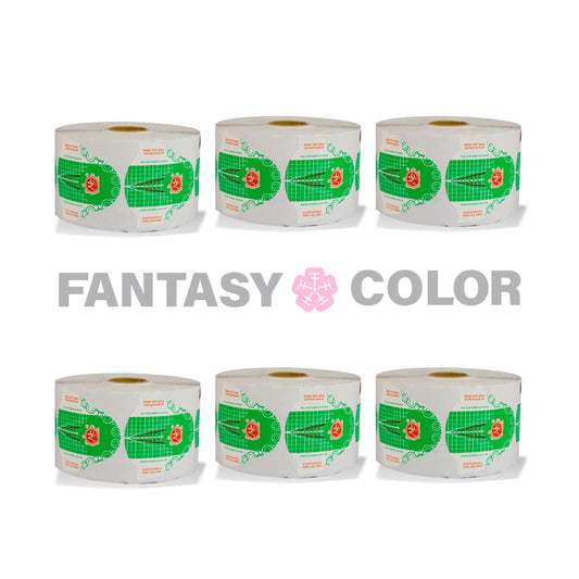 SET DE 6 FORMAS MC VERDE ROLLO 500 PZ