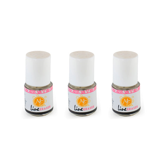 SET DE 3 LINE ERASE- BORRADOR DE LINEA DE TIP MC NAILS