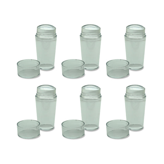 SET DE 6 COJINES PARA SELLOS TRANSPARENTE