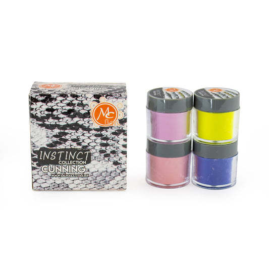 COLECCIÓN 4 ACRILICOS INSTINCT CUNNING MC NAILS