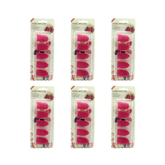 SET DE 6 CHUPONES PARA RETIRAR ACRILICO C/5 PZ